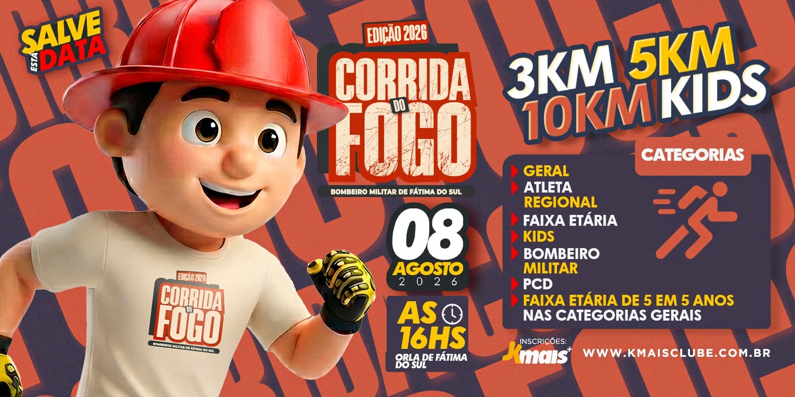 5ª CORRIDA DO FOGO – FÁTIMA DO SULL